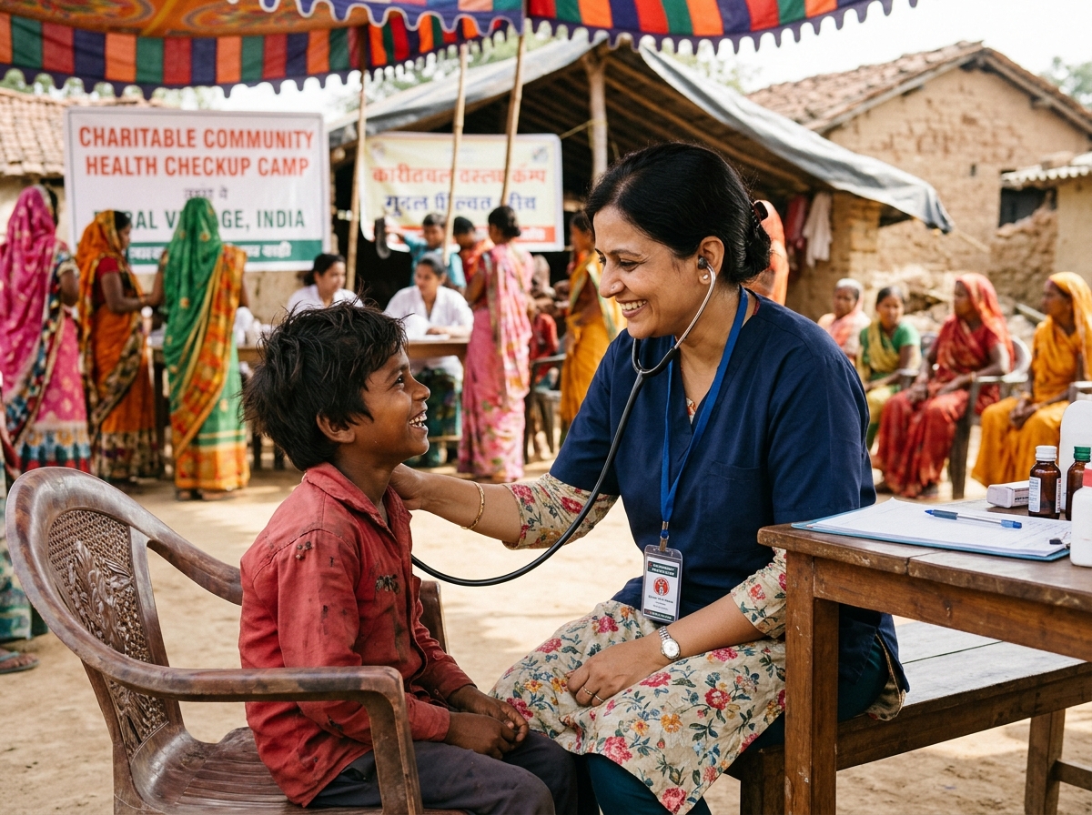 Free Community Health Check-up and Medicine Distribution Camp
